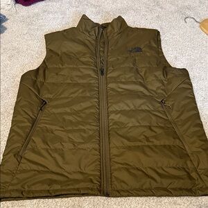 The North Face Men's Dark Green Quilted Vest
